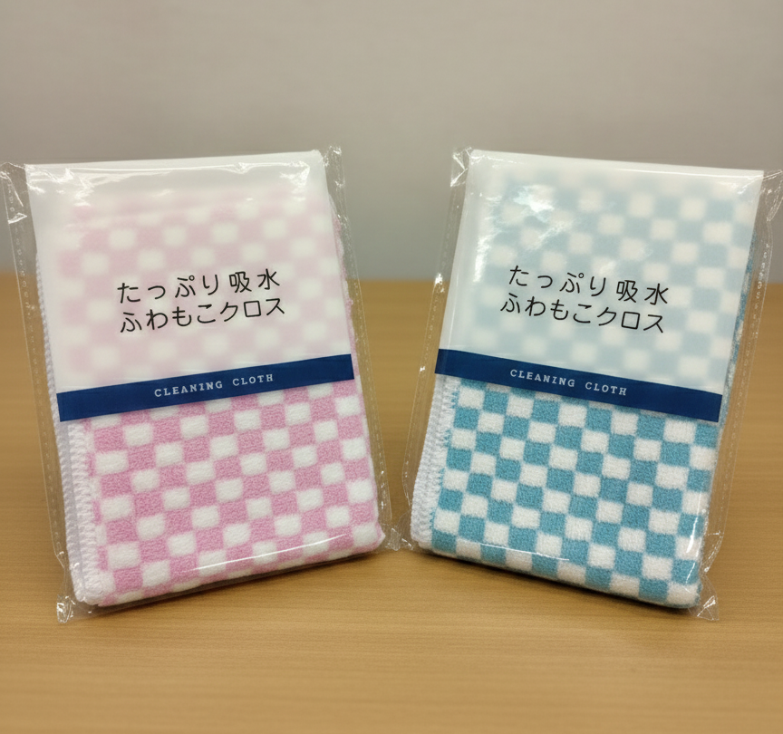 たっぷり吸水ふわもこクロス