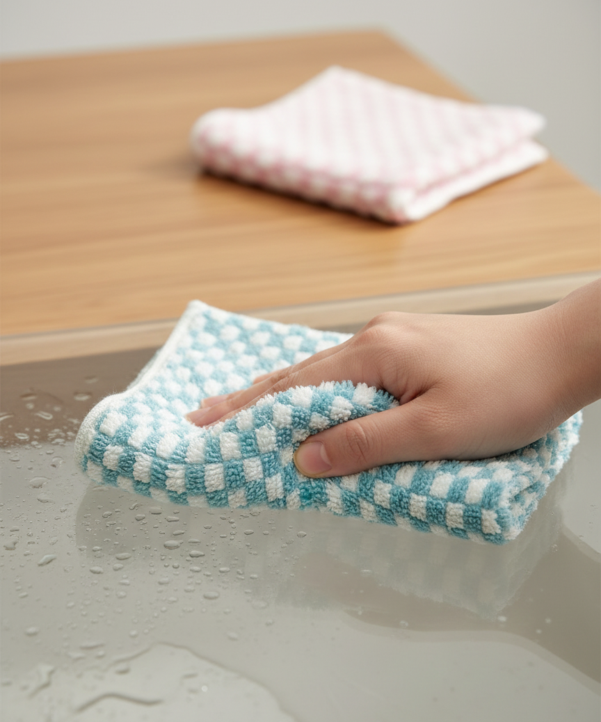 たっぷり吸水ふわもこクロス